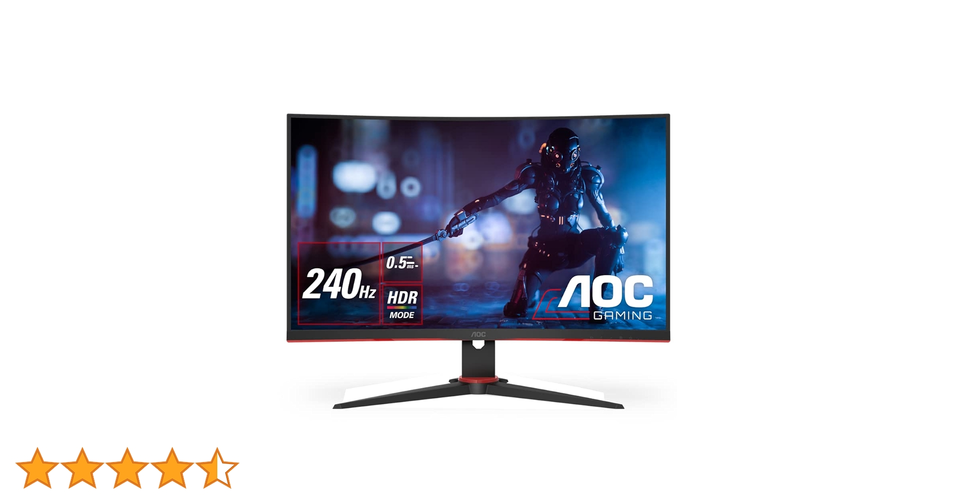 【美品】AOC 27インチ 240hz ゲーミングモニター C27G2ZE/11 AOC 27